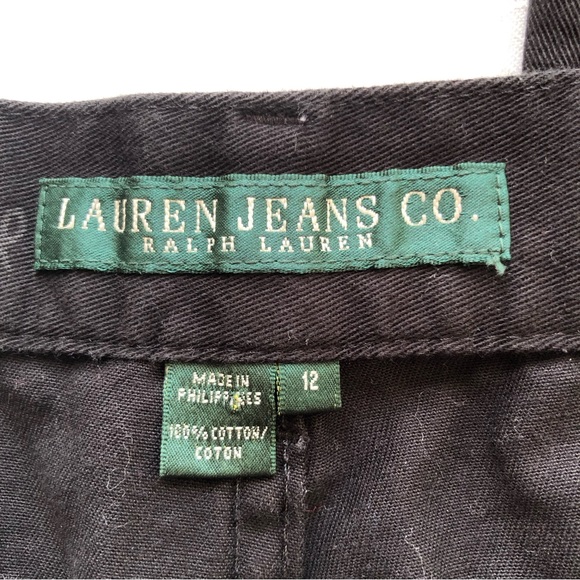 Lauren Jeans Co. Women’s Black Jeans Pants Size 12 Straight Leg Ralph Lauren - Picture 6 of 16